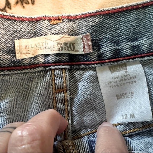 Vtg Levi’s 550 Relaxed Tapered size 12 - Picture 4 of 7